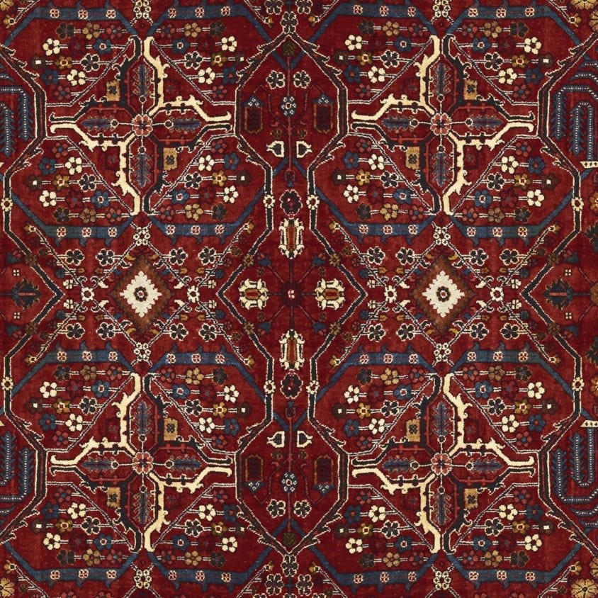 Mey Meh Wallpaper - Sienna - House of Hackney - 1-WA-MEY-DI-MUL-XXX - Morris Wallpaper