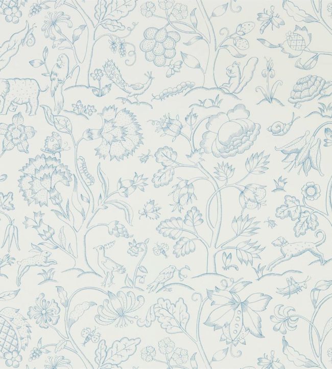 Middlemore Wallpaper - Cornflower Chalk - DMSW216698 - Morris & Co - Morris Wallpaper