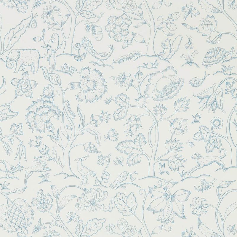 Middlemore Wallpaper - Cornflower Chalk - Morris & Co - 216698 - Morris Wallpaper