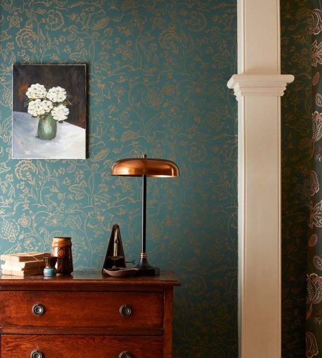 Middlemore Wallpaper - Linen Chalk - 216697 - Morris & Co - Morris Wallpaper