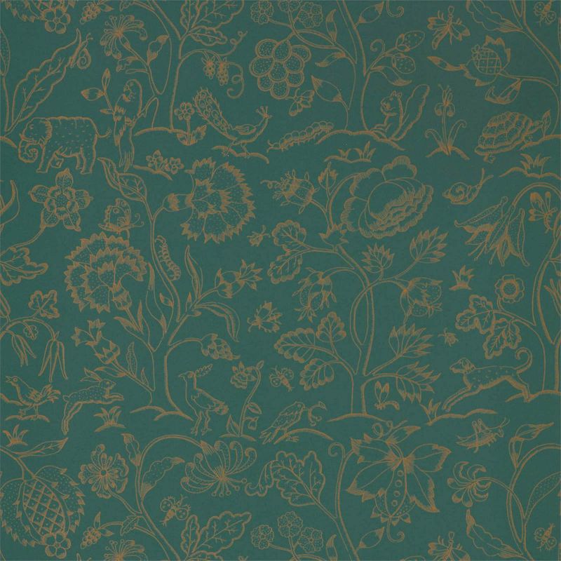Middlemore Wallpaper - Moss Gold - Morris & Co - 216695 - Morris Wallpaper