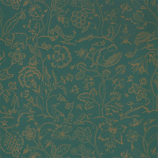 Middlemore Wallpaper - Moss Gold - Morris & Co - 216695 - Morris Wallpaper