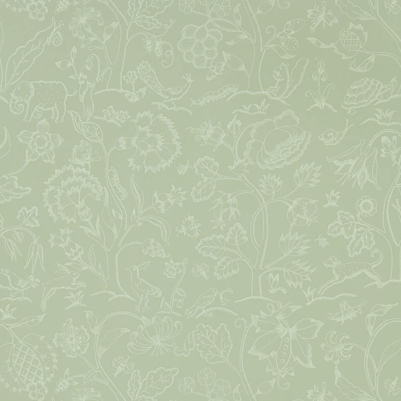 Middlemore Wallpaper - Sage Grey - Morris & Co - 216694 - Morris Wallpaper