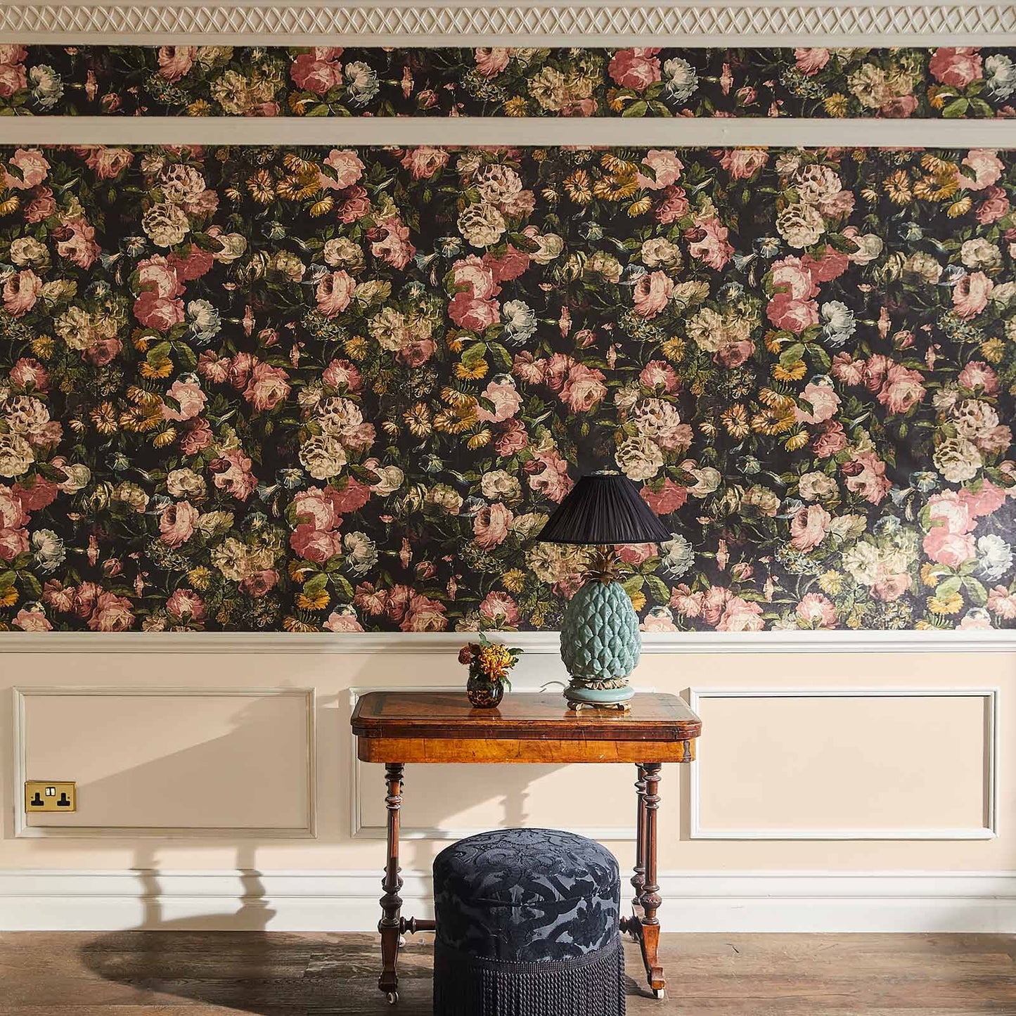 Midnight Garden Wallpaper - Multi - House of Hackney - 1-WA-MGD-DI-MUL-XXX - Morris Wallpaper