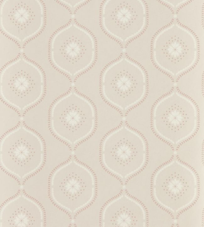 Milcombe Wallpaper - Powder Pink - DLMW216881 - Sanderson - Morris Wallpaper