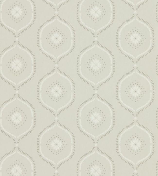 Milcombe Wallpaper - Silver - DLMW216879 - Sanderson - Morris Wallpaper