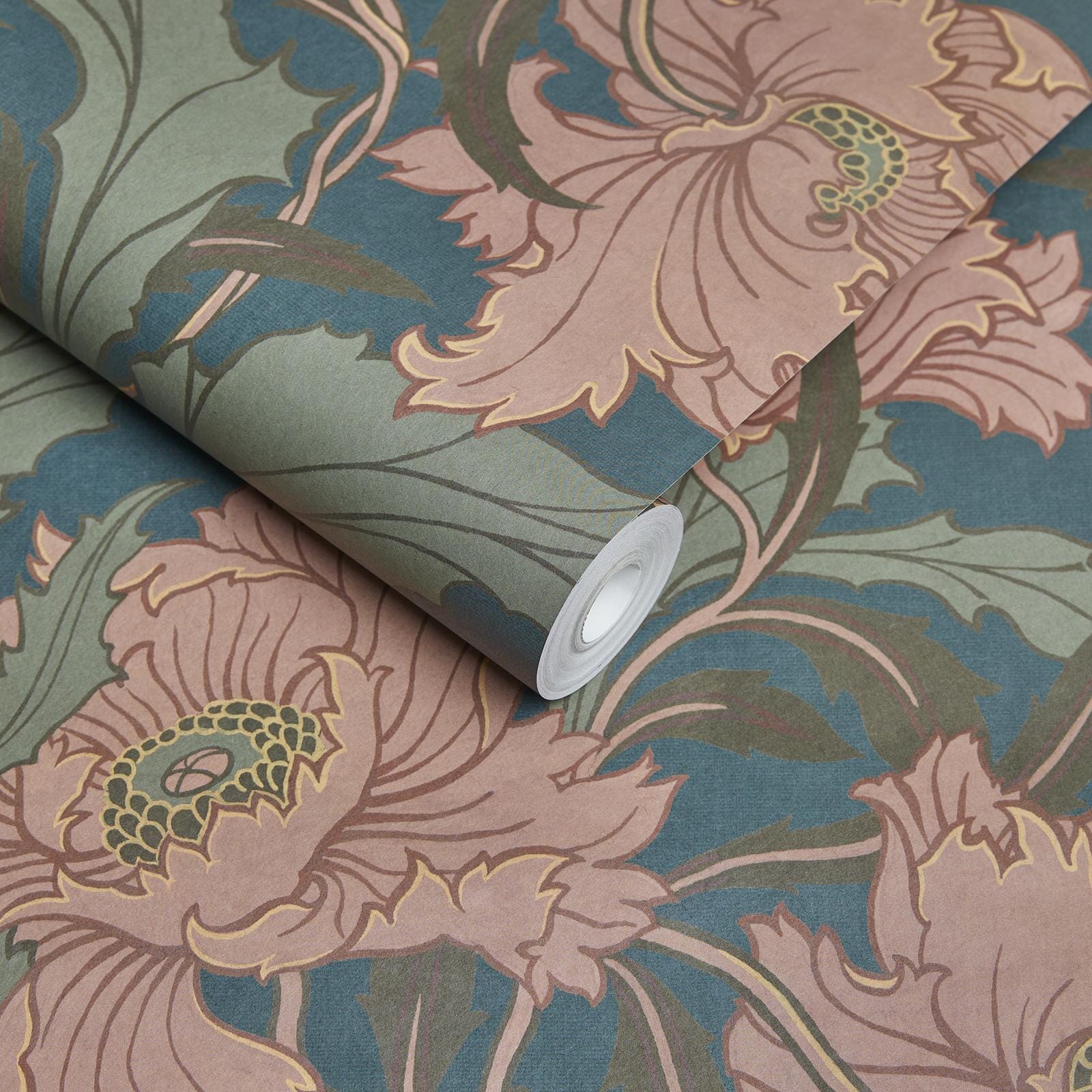 Minerva Wallpaper - Apatite - House of Hackney - 1-WA-MIN-DI-APA-XXX - Morris Wallpaper