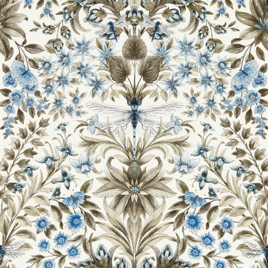 Mirabell Wallpaper - Denim - Clarke & Clarke - W0196/01