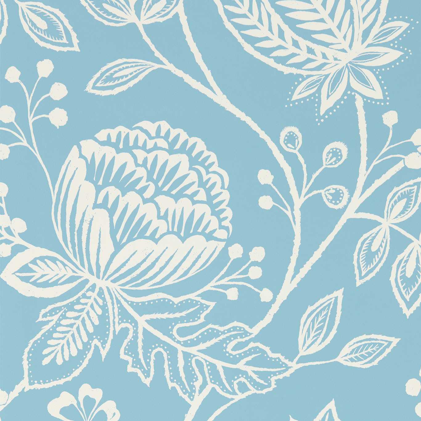Mirabella Wallpaper - Sky/Diffused Light - Harlequin - HRTW113146 - Morris Wallpaper