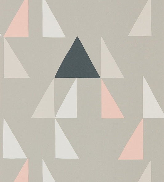 Modul Wallpaper - Blush / Multi - 111305 - Scion - Morris Wallpaper