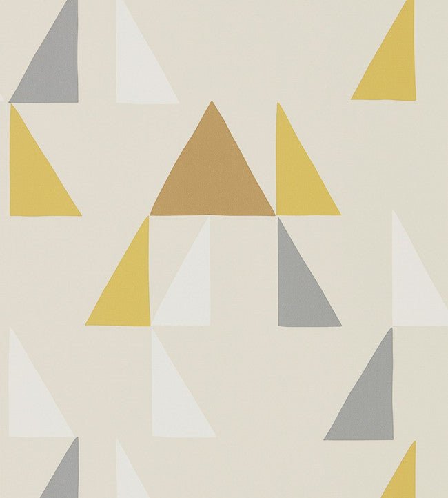 Modul Wallpaper - Mustard / Multi - 111306 - Scion - Morris Wallpaper