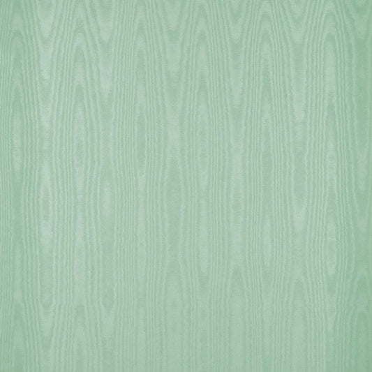 Moire Wallcovering Wallpaper - Pale Jade - Zoffany - ZMOI313074 - Morris Wallpaper