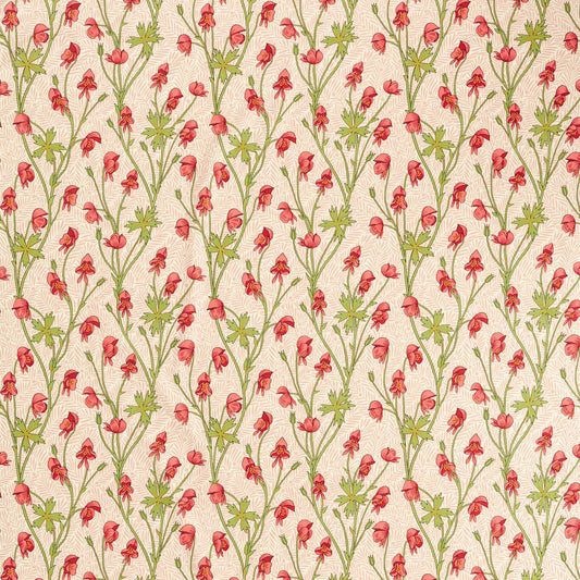 Monkshood Fabric - Rhubarb - Morris & Co - 227220 - Premier Wallcovering
