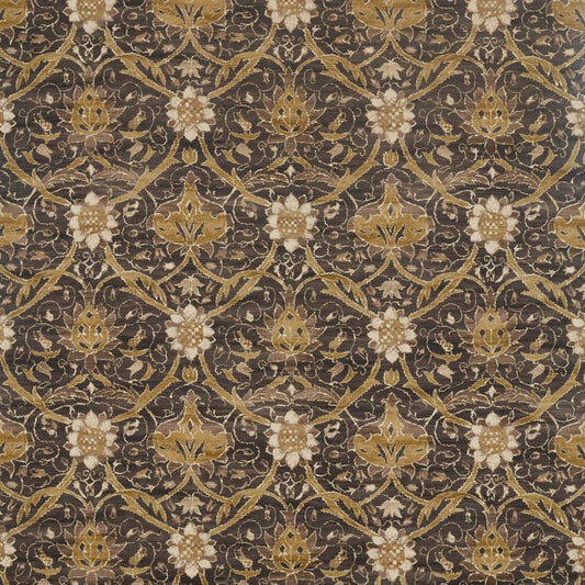 Montreal Fabric - Charcoal/Mustard - Morris & Co - 226419 - Premier Wallcovering