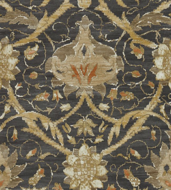 Montreal Wallpaper - Charcoal/Bronze - 216431 - Morris & Co