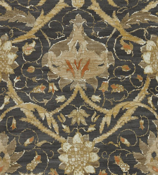 Montreal Wallpaper - Charcoal/Bronze - 216431 - Morris & Co