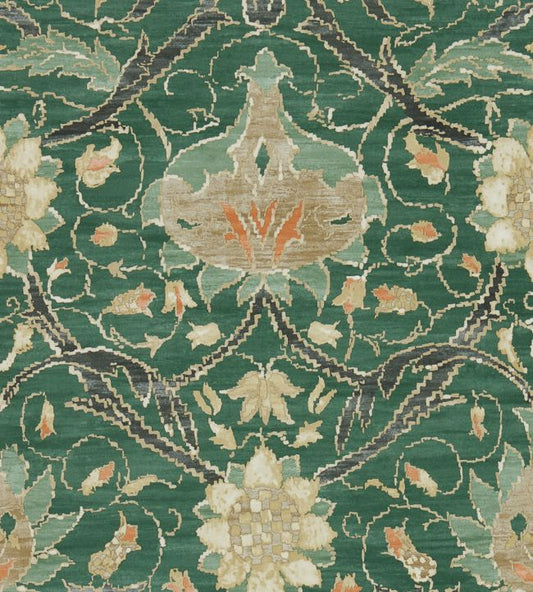 Montreal Wallpaper - Forest/Teal - 216432 - Morris & Co