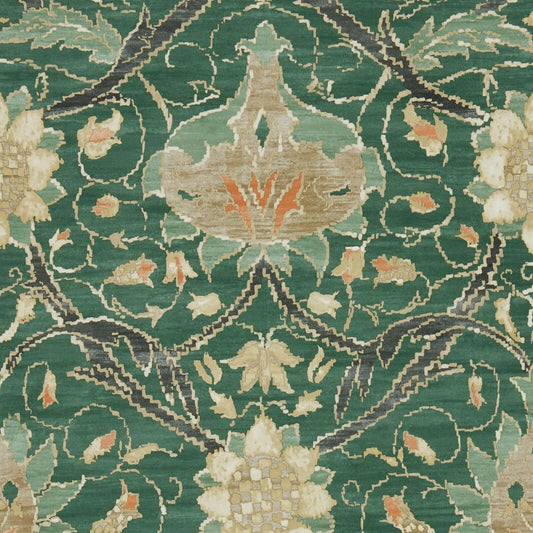 Montreal Wallpaper - Forest/Teal - Morris & Co - 216862 - Morris Wallpaper
