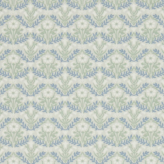 Morris Bellflowers Wallpaper - Grey/Fennel - Morris & Co - 216435 - Morris Wallpaper