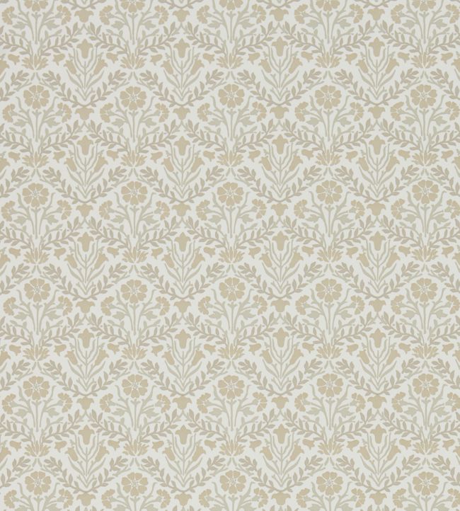 Morris Bellflowers Wallpaper - Linen/Cream - 216437 - Morris & Co