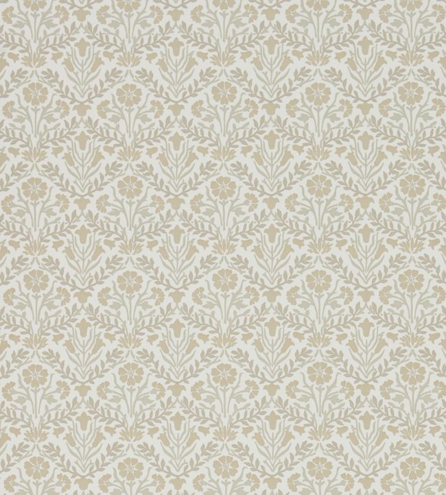 Morris Bellflowers Wallpaper - Linen/Cream - DMA4216437 - Morris & Co - Morris Wallpaper