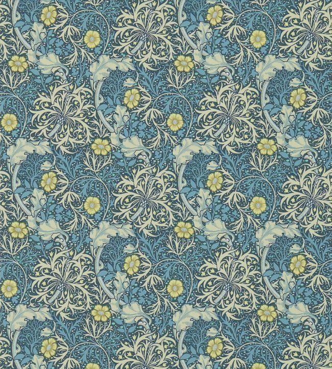 Morris & Co - 216485 - Ink/Woad - Morris Wallpaper