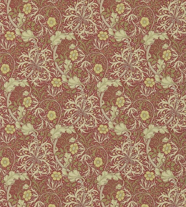 Morris & Co - 216846 - Red/Gold - Morris Wallpaper