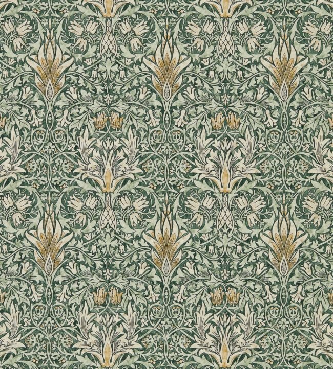 Morris & Co - 216863 - Forest/Thyme - Morris Wallpaper