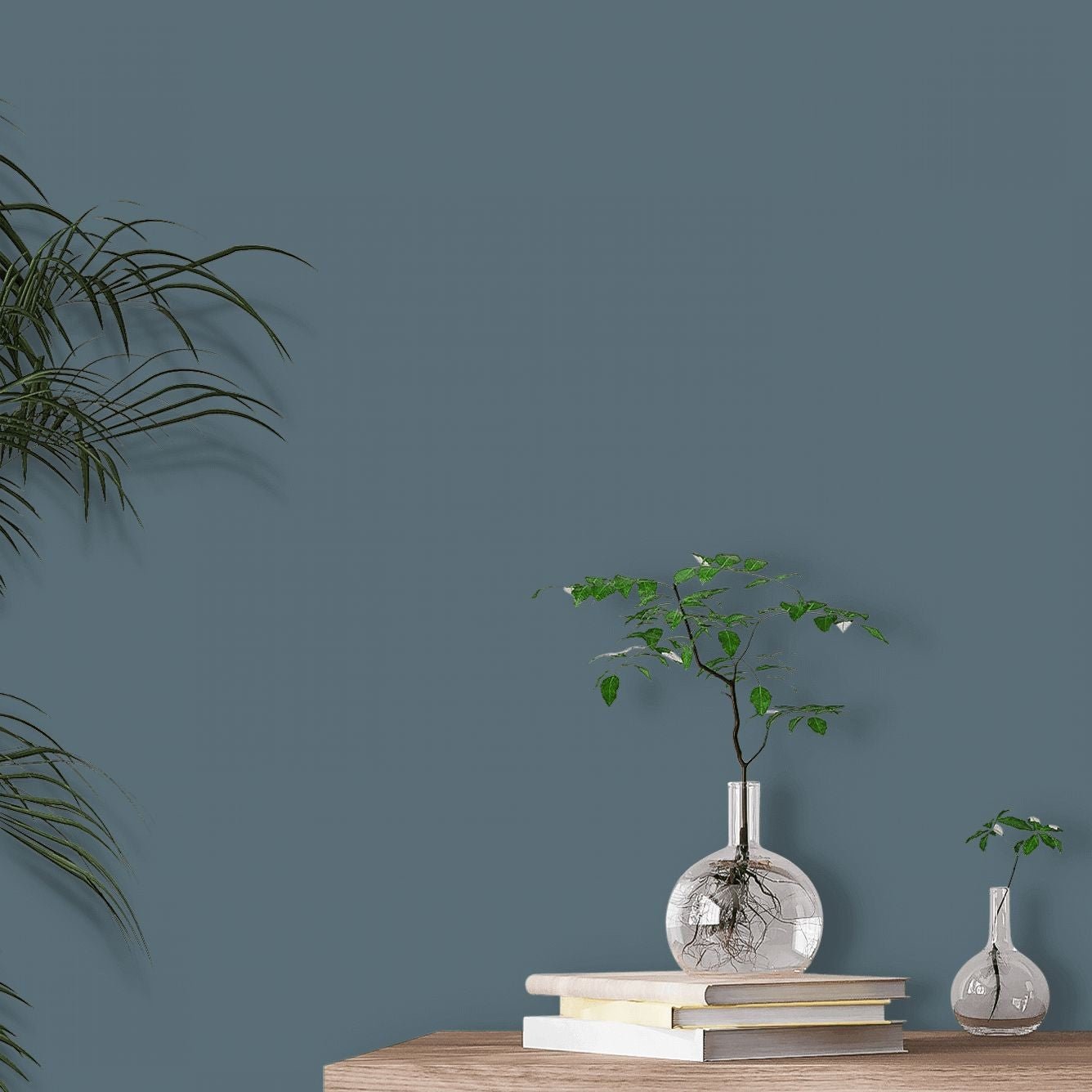 Morris & Co Paint -  Webbs Blue - Eggshell - 1 litre - Morris Wallpaper