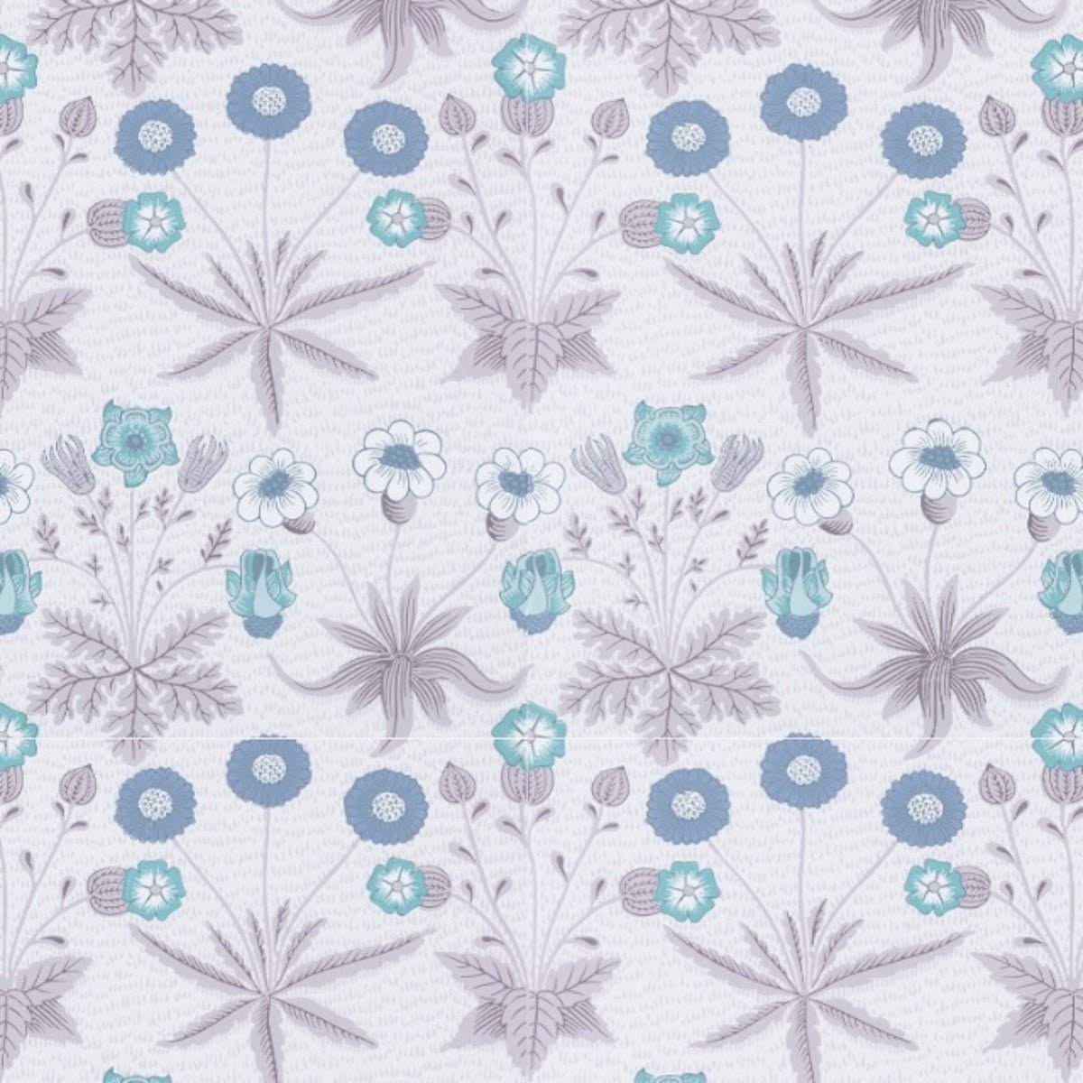 1013 - Daisy Wallpaper - Daisy Purple by Morris Collections