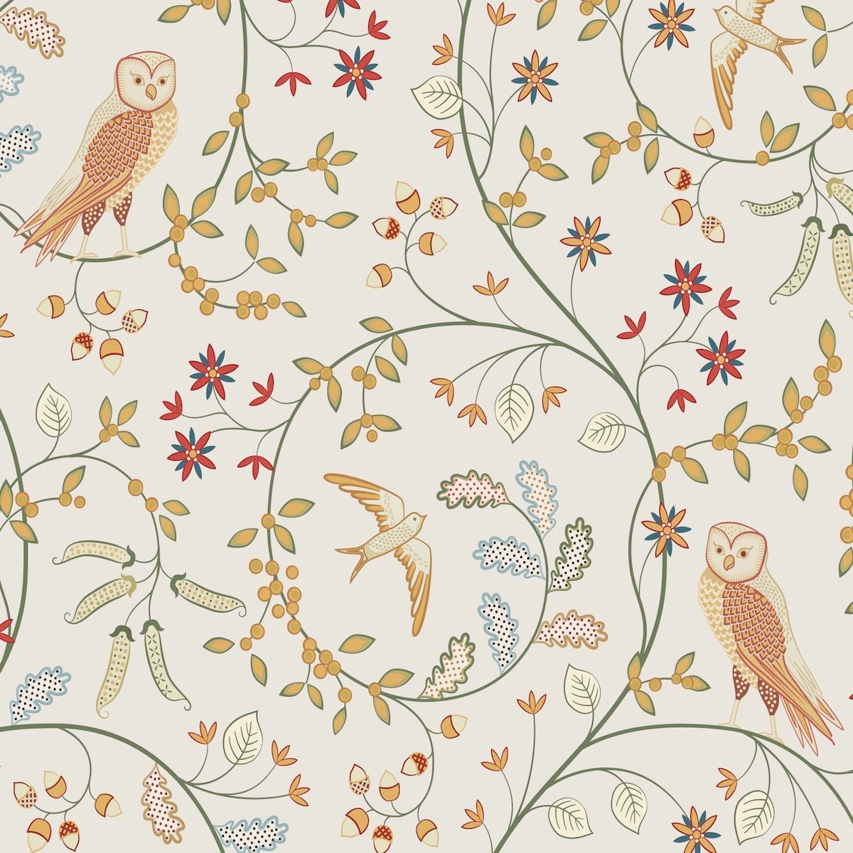 1030 - Newill Wallpaper - Newill Stone by Morris Collections