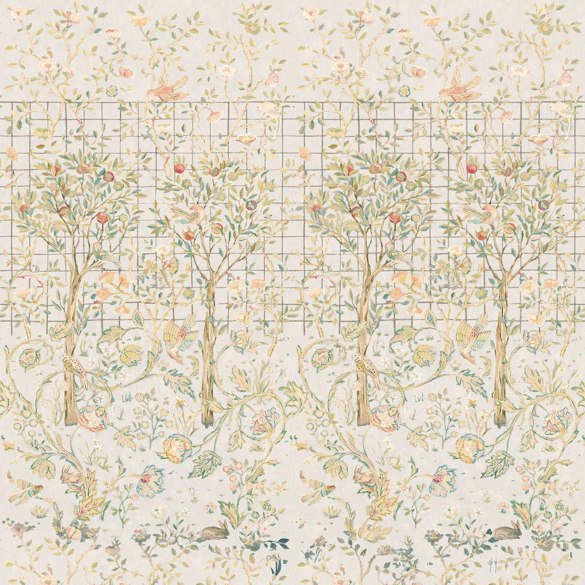 1054 - Melsetter Wide Width Wallpaper - Panel - Melsetter Stone by Morris Collections