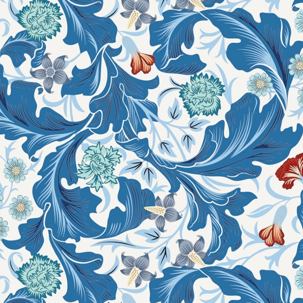 1060 - Leicester Wallpaper - Leicester Sky by Morris Collections