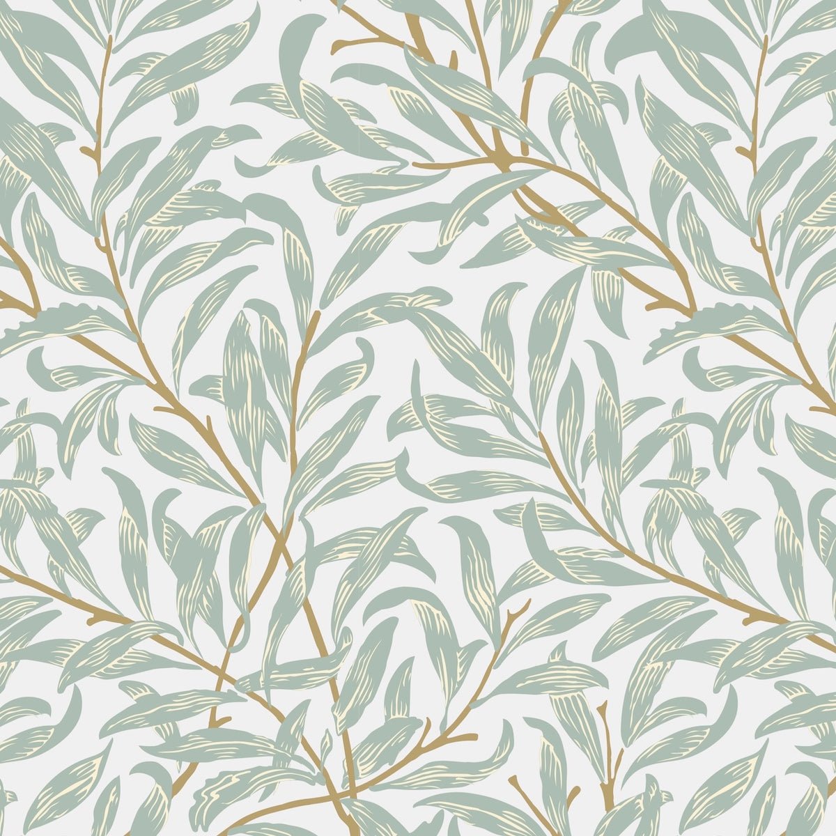 1076 - Willow Boughs Wallpaper - Willow Sky by Morris Collections