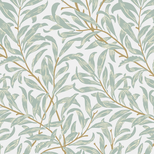 1076 - Willow Boughs Wallpaper - Willow Sky by Morris Collections