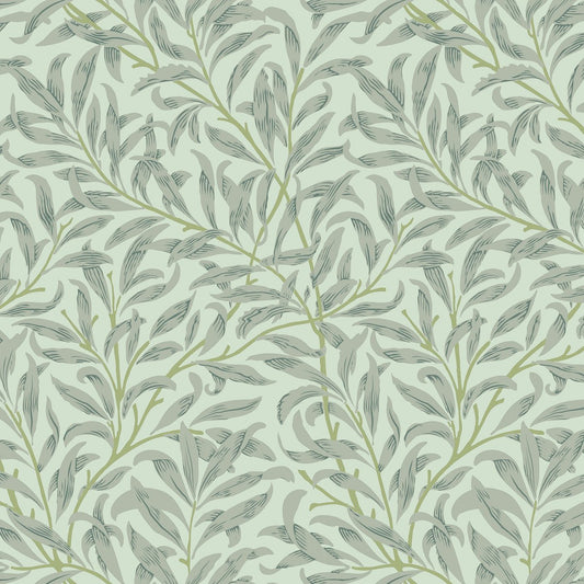 1079 - Willow Boughs Wallpaper - Willow Pale Green by Morris Collections