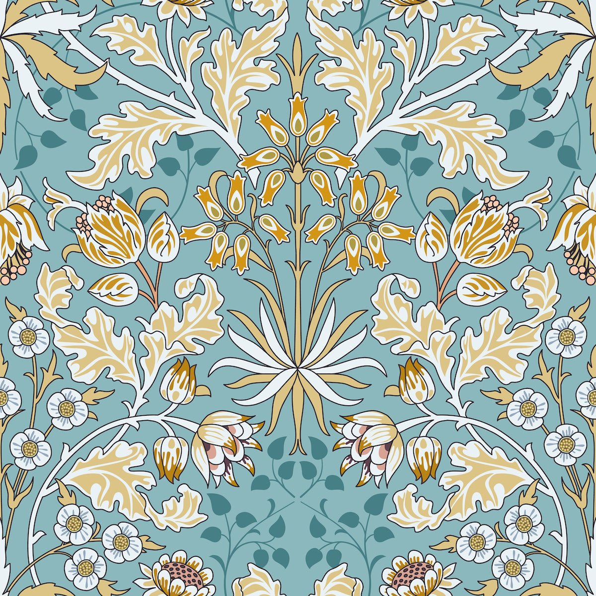 1081 - Woodland Wallpaper - Woodland Sky by Morris Collections