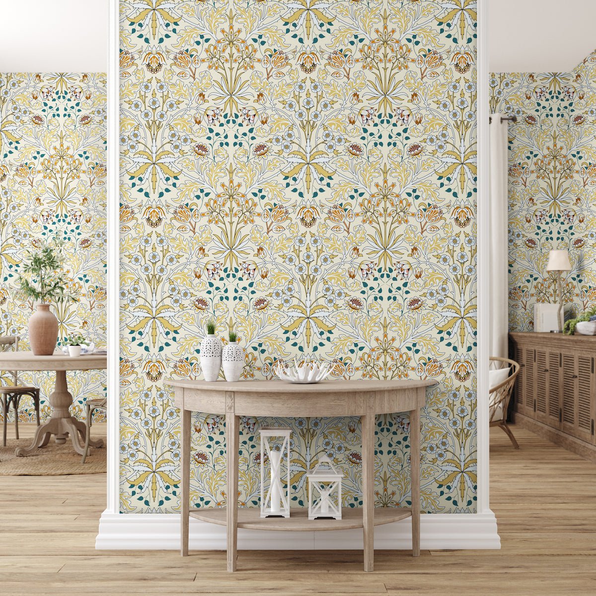 1080 - Woodland Wallpaper - Woodland Cream by Morris Collections