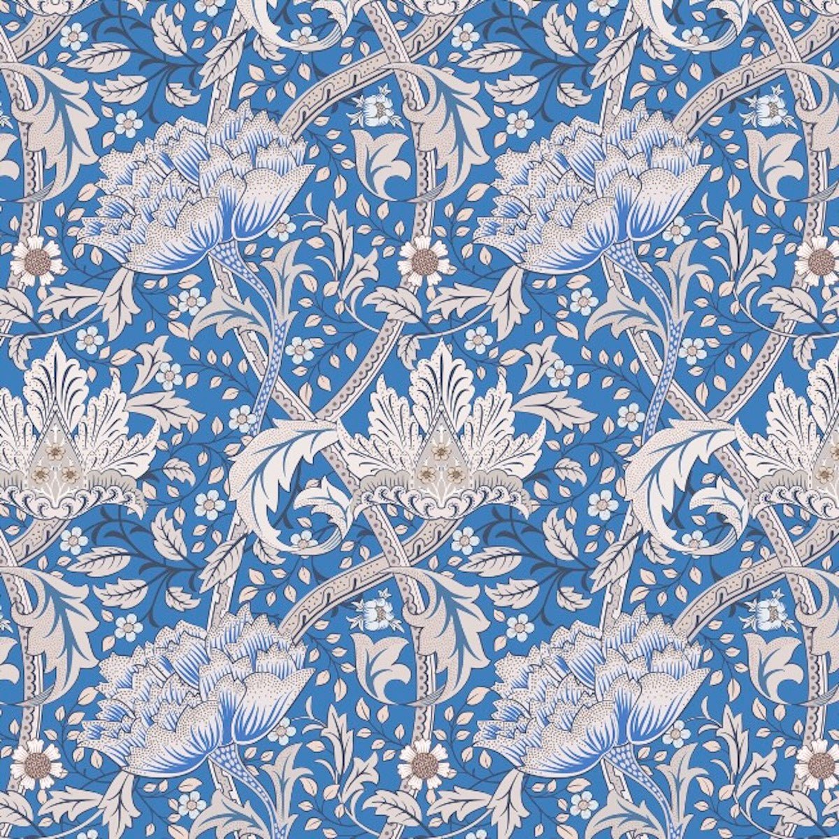 1103 - Windrush Wallpaper - Azure Sky by Morris Collections