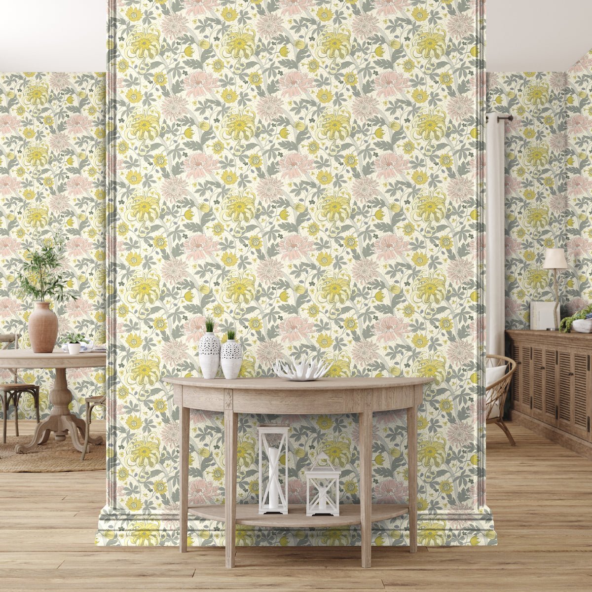 1114 - Kelmscott Wallpaper - Parchment Cream by Morris Collections