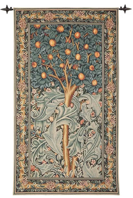 Morris Fruit Tree Loom Woven Tapestry - 152 x 84 cm - Requires Rod Size 2 - Hines of Oxford - LW1500 - Morris Wallpaper