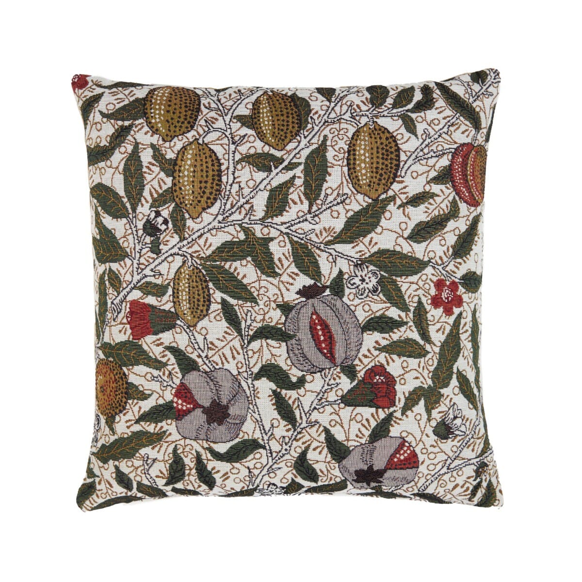 Morris Fruits Tapestry Cushion with Feather Filler - Hines - 1170 - Morris Wallpaper