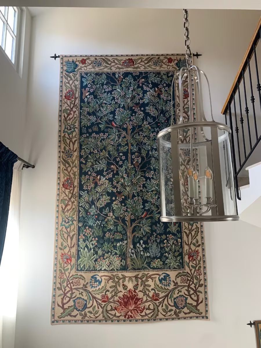 Morris Garden – Grande Loom Woven Tapestry - Requires Rod Size 5 - Hines of Oxford - LW1685 - Morris Wallpaper