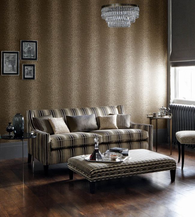 Mosaic Dapple Wallpaper - Taupe - ZMOS07007 - Zoffany - Morris Wallpaper