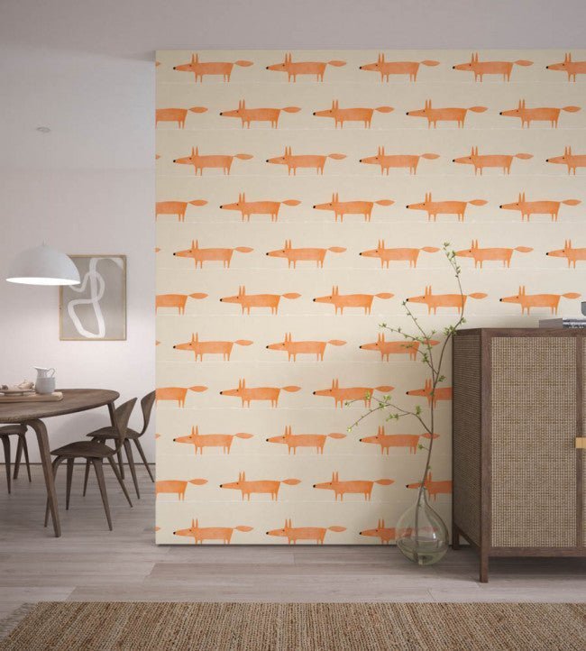Mr Fox Wallpaper - Ginger - NSWA110847 - Scion