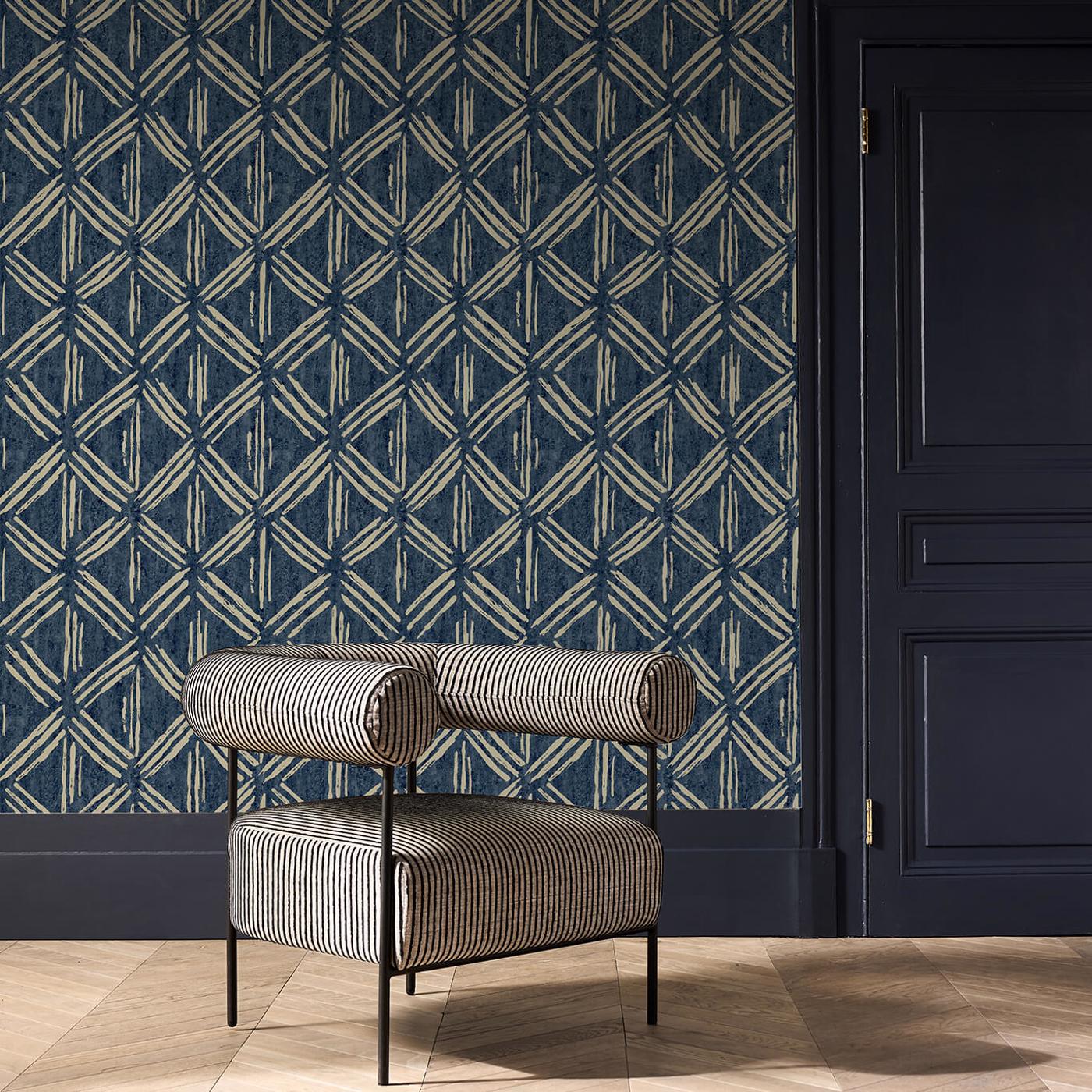 Murakami Wallpaper - Ink - Clarke & Clarke - W0228/01 - Morris Wallpaper