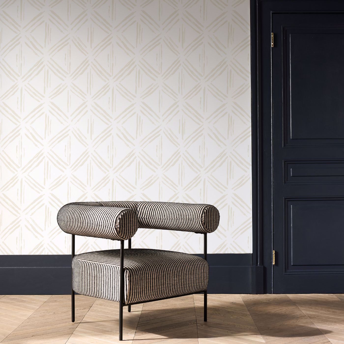 Murakami Wallpaper - Ivory - Clarke & Clarke - W0228/02 - Morris Wallpaper