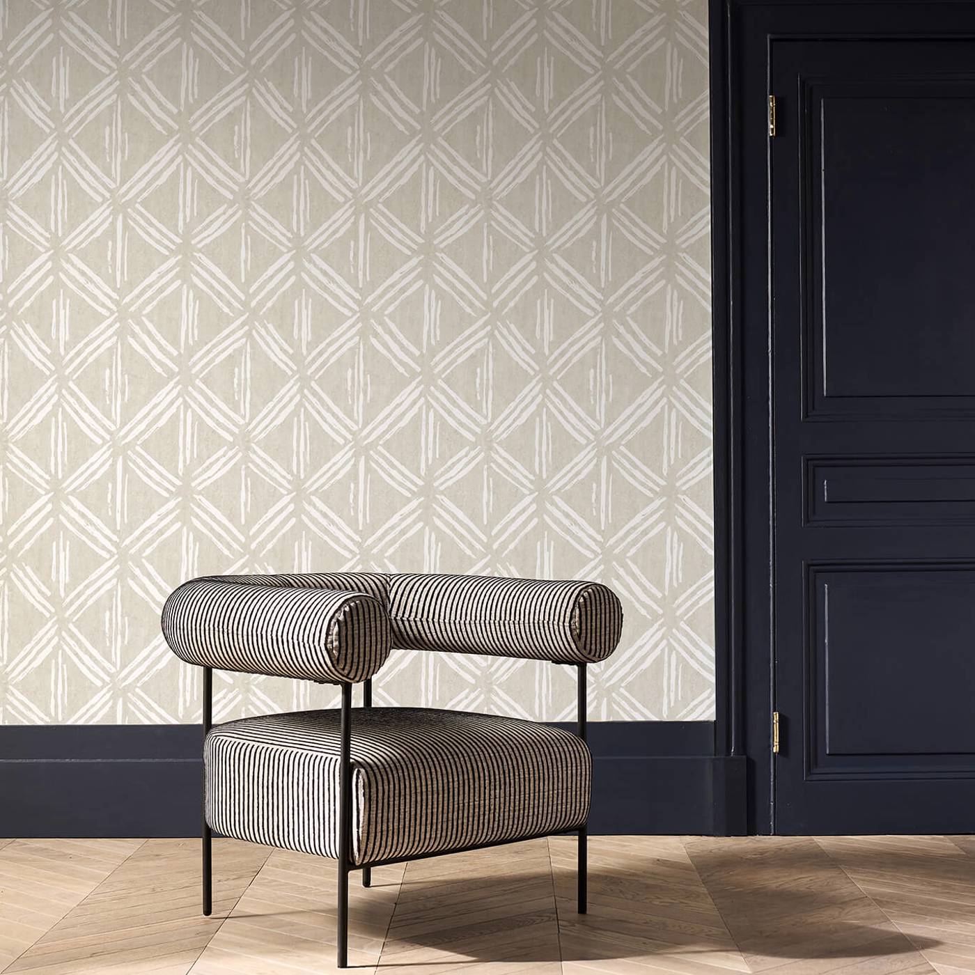 Murakami Wallpaper - Linen - Clarke & Clarke - W0228/03 - Morris Wallpaper