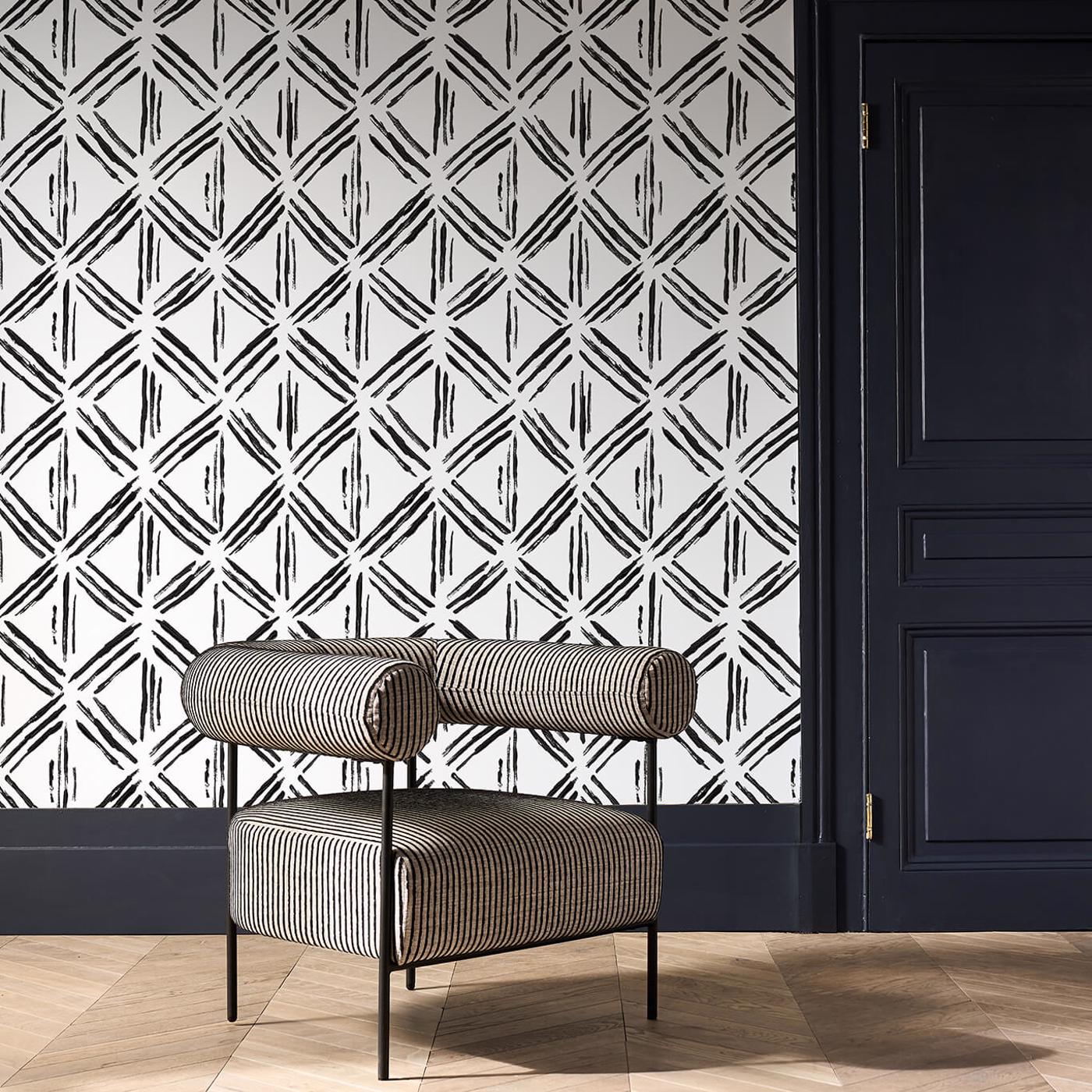 Murakami Wallpaper - Noir - Clarke & Clarke - W0228/04 - Morris Wallpaper