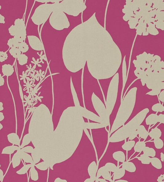 Nalina Wallpaper - Flamingo - HAMA111048 - Harlequin - Morris Wallpaper